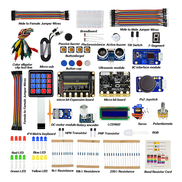 Adeept 어딥트 BBC 마이크로비트 스타터 키트(ADB001)