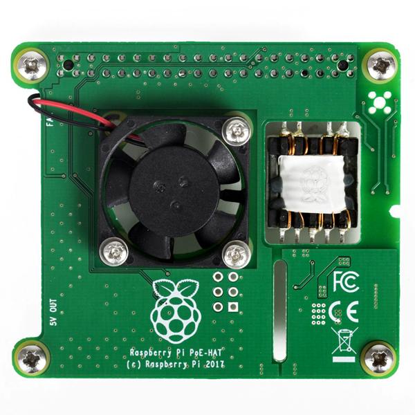 라즈베리파이 Raspberry Pi PoE HAT (라즈베리파이4, 3B+ 전용)