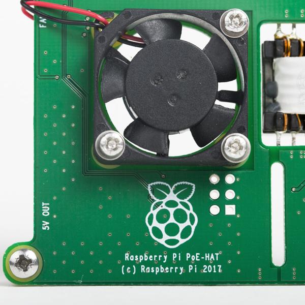 라즈베리파이 Raspberry Pi PoE HAT (라즈베리파이4, 3B+ 전용)