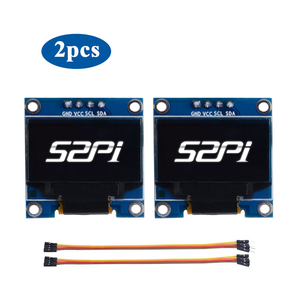 52Pi - 오이파이 2Pcs 0.96인치 OLED 모듈 [S-0005-2Pack]