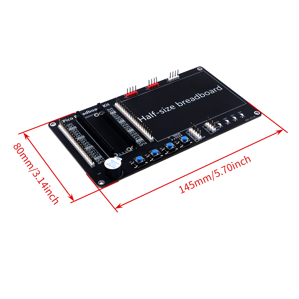 52Pi - 오이파이 라즈베리파이 Pico GPIO 브레드 보드 키트 [EP-0140]