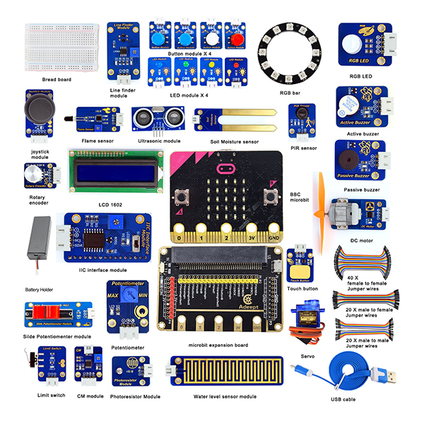 Adeept 어딥트 BBC 마이크로비트 센서 키트 (ADB003)