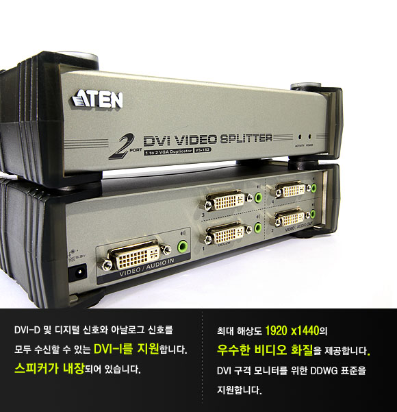 ATEN VS-162 2ポートDVI分配器 通販